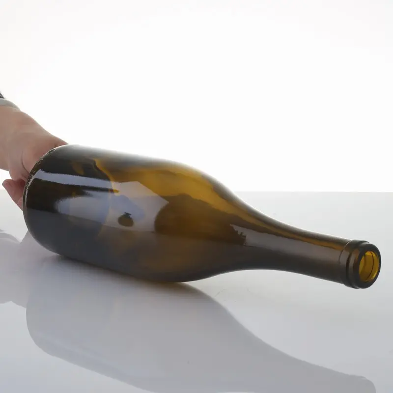 Wholesale Dark Green Glass Wine Bottles 500ml & 750ml - Custom Logo, Cork Included  FDA Certified (4).jpg