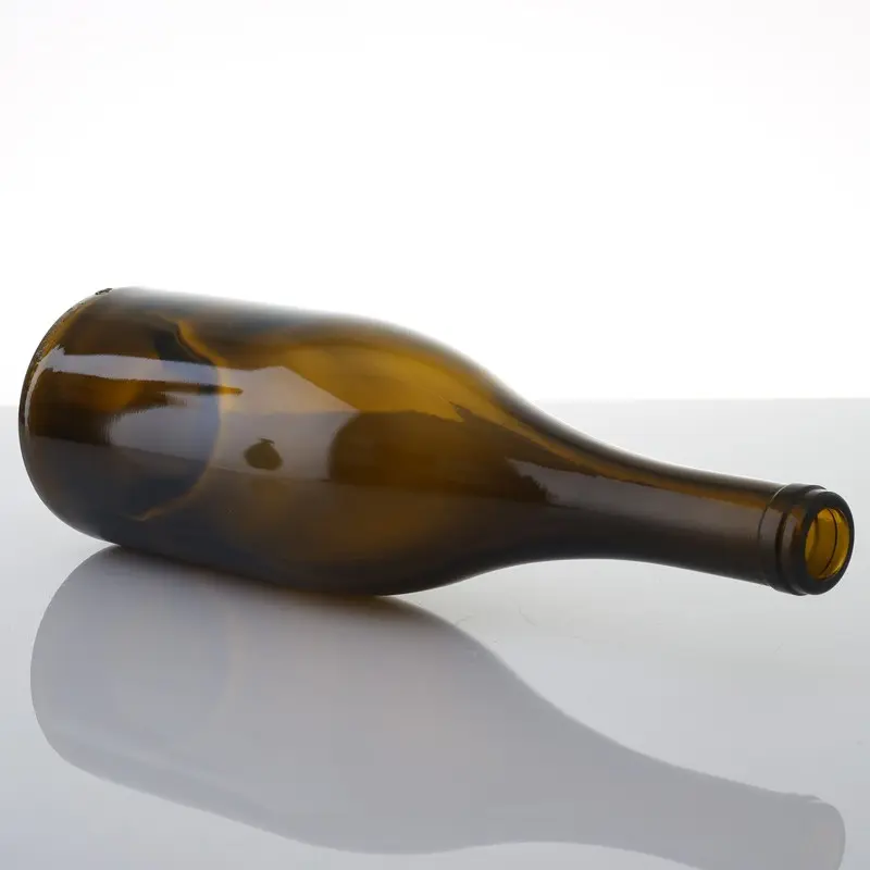 Wholesale Dark Green Glass Wine Bottles 500ml & 750ml - Custom Logo, Cork Included  FDA Certified (5).jpg
