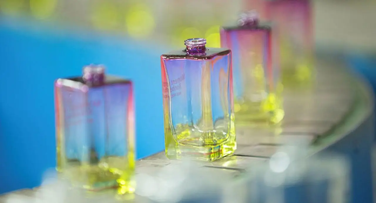 crystal perfume bottle