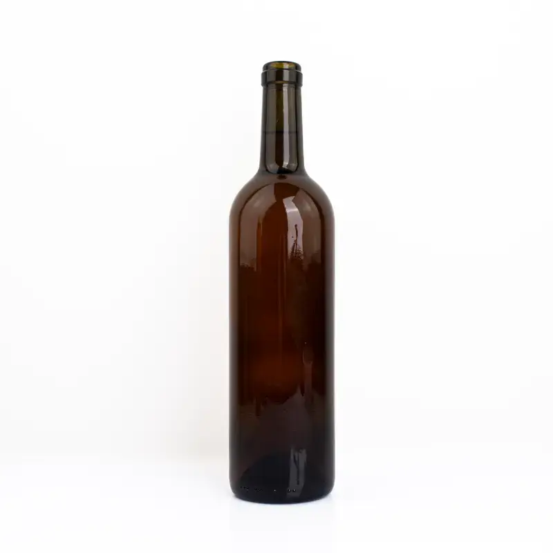 Wholesale 750ml Bordeaux Dark Brown Bulk Wine Bottles-I