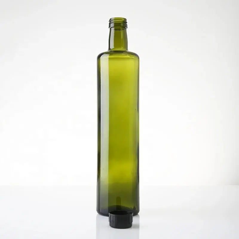 Manufacture Green Brown Olive Oil Bottle With Screw cap-I