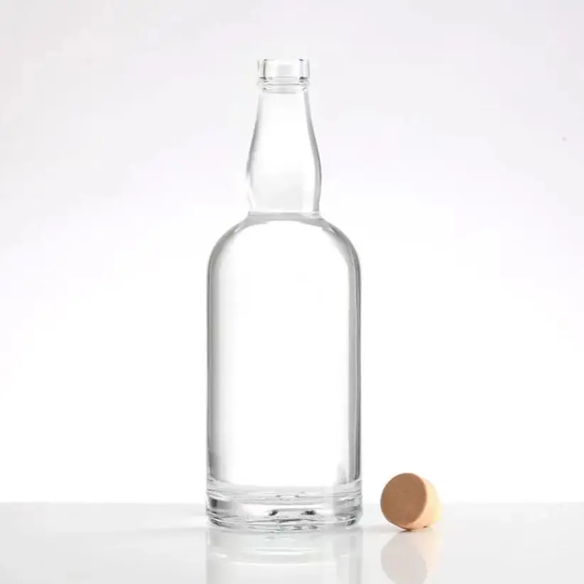 750ml 25oz Clear Glass Whiskey Bottle Manufacturers-I