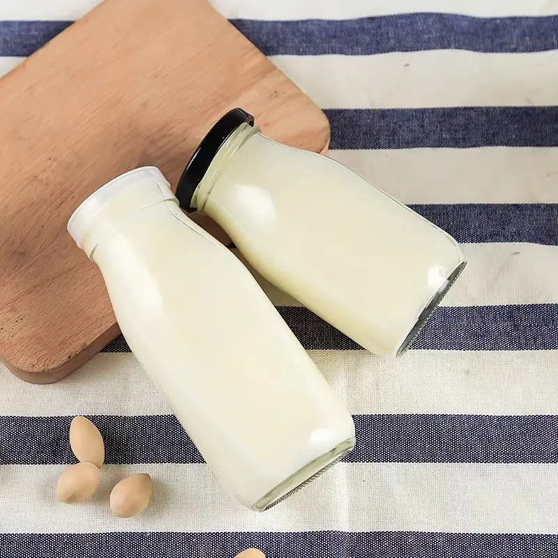 glass milk bottle