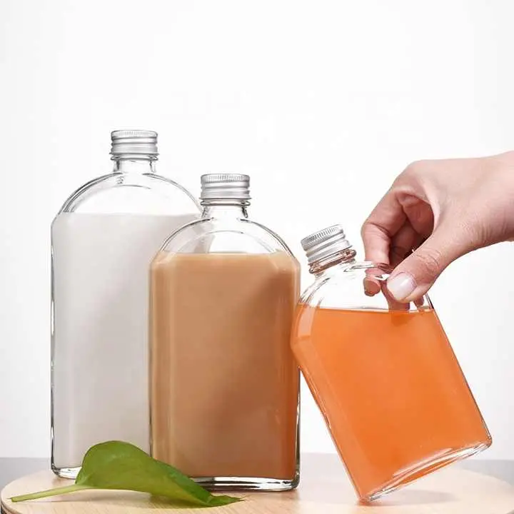 glass juice bottle
