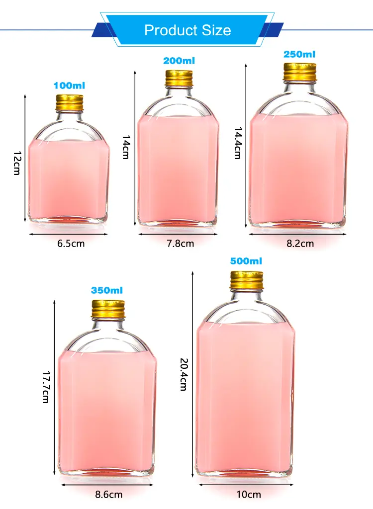 mini glass bottles