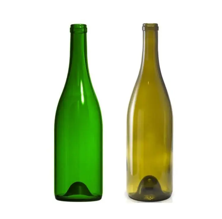 Amber Glass Bottles Blue Wine Bottle 750ML 1 Liter-E