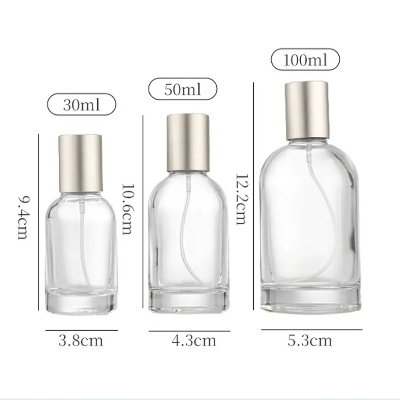 glass perfume bottles