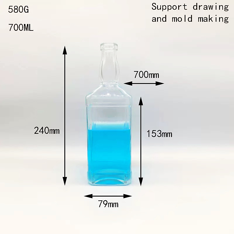 750 ml liquor bottle5