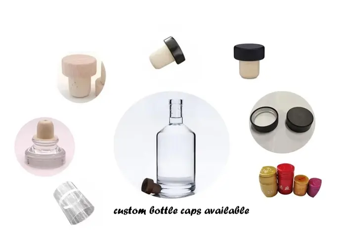 bottles with caps
